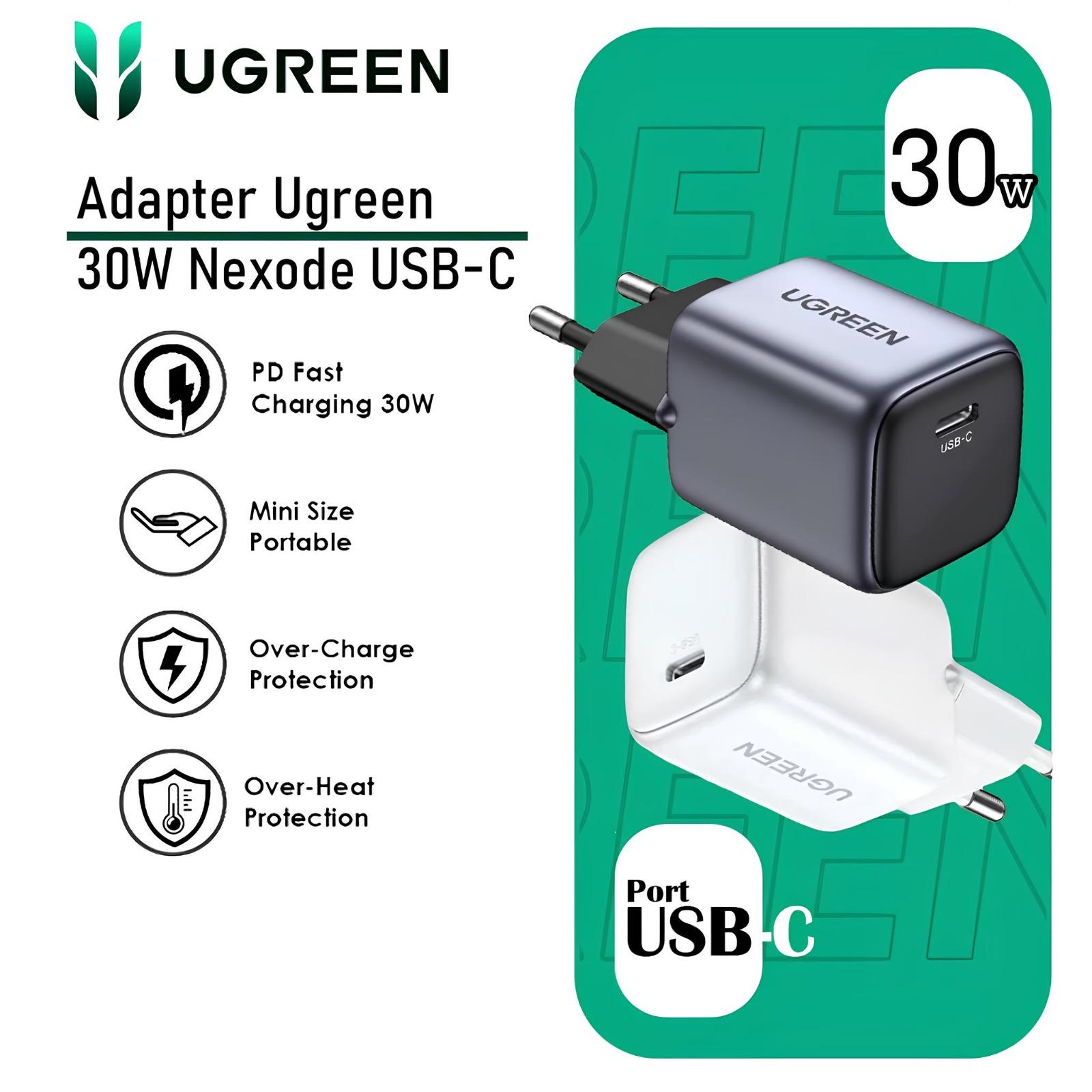 BATOK CHARGER UGREEN USB C N GAN PD 30W 