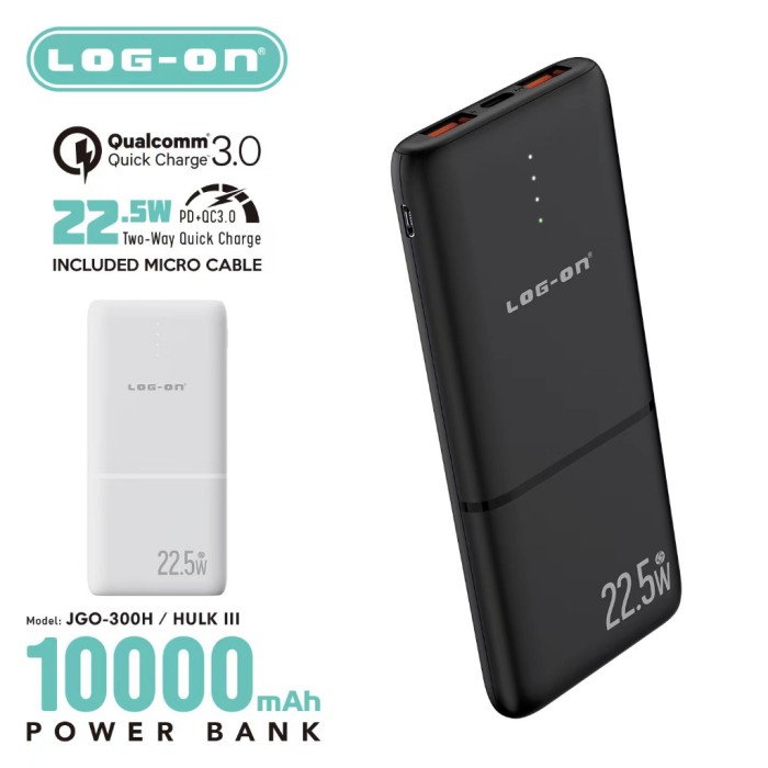POWERBANK LOG ON HULK III 10000 MAH (SOLD)