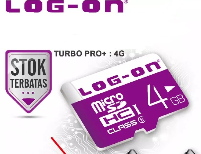 MICRO SD LOG ON PACK 4GB CLASS 6 (SOLD)