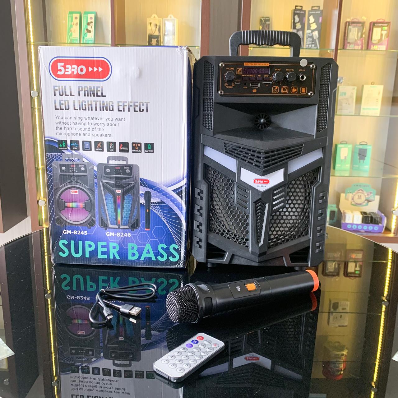 SPEAKER BLUETOOTH + MIC 8” GM-8244 5 BRO