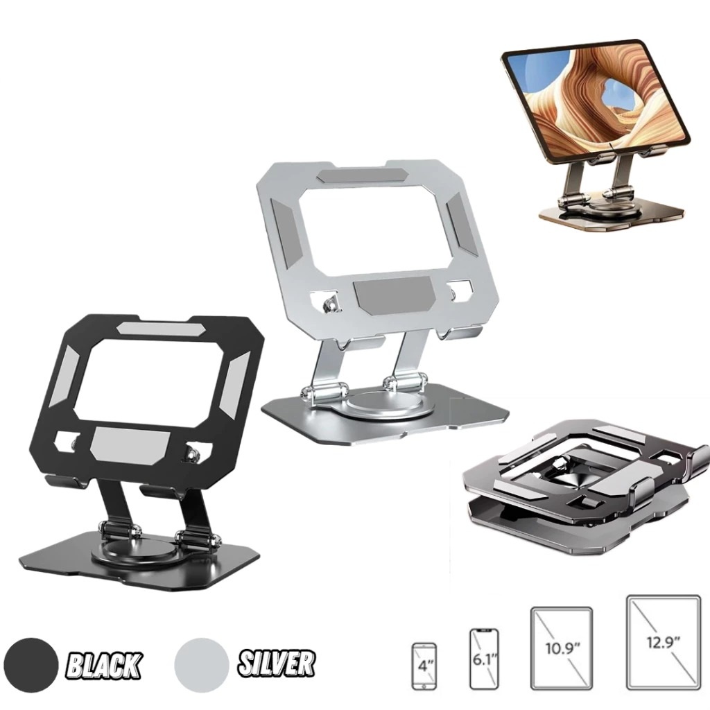 HOLDER TABLET FOLDABLE METAL