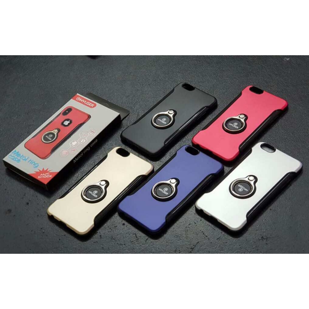 CASE METAL + RING MY USER SAMSUNG J7 PLUS (SOLD)