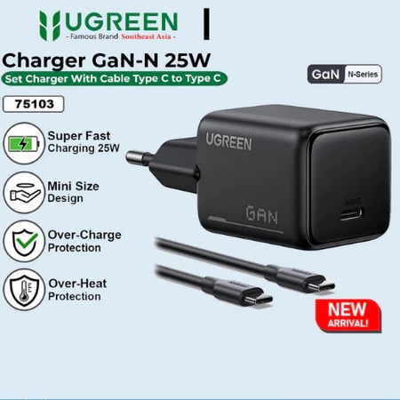 CHARGER UGREEN C TO C N SERIES GAN 25W