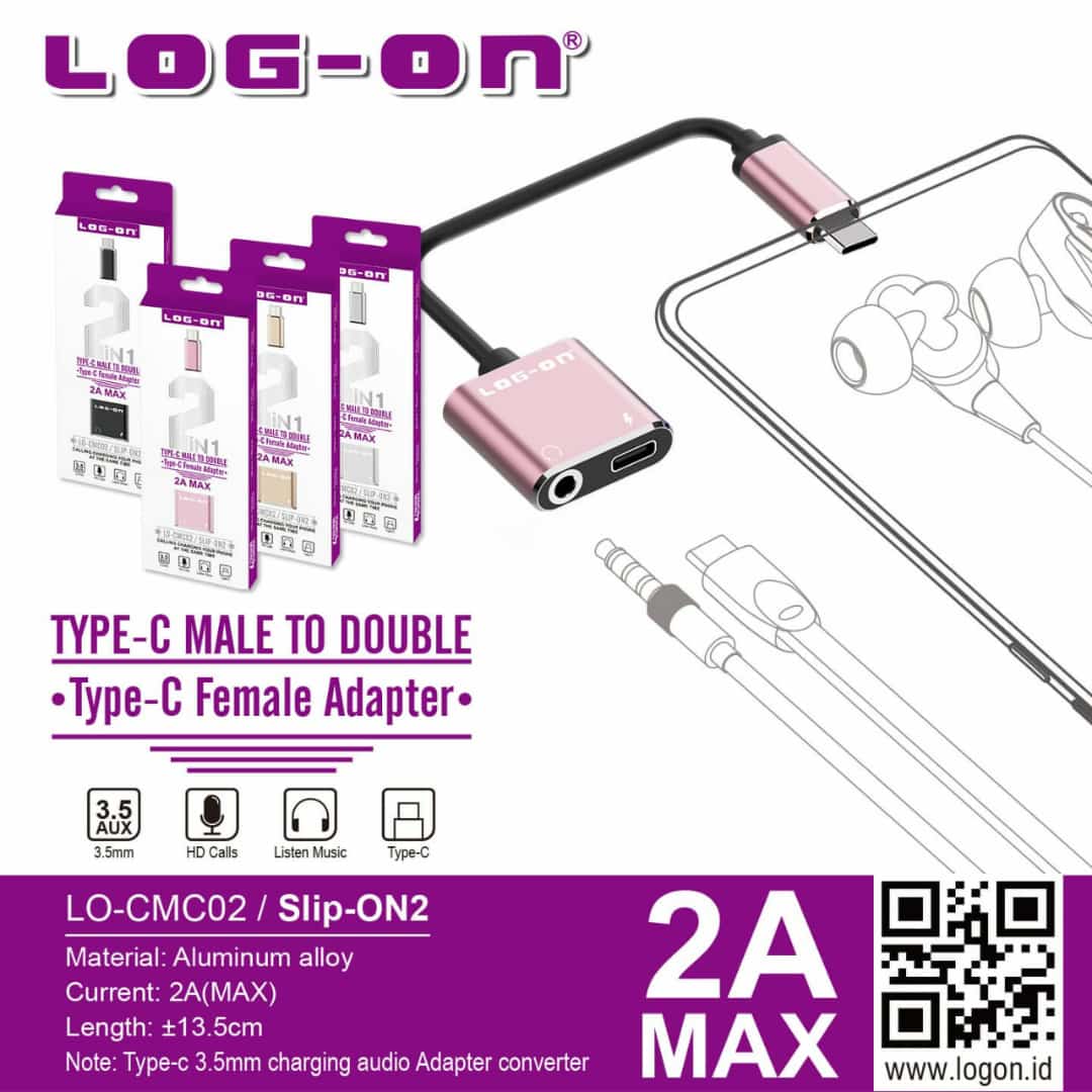 ADAPTER CONVERTER LOG ON TYPE C LO-CMC02 {SOLD}