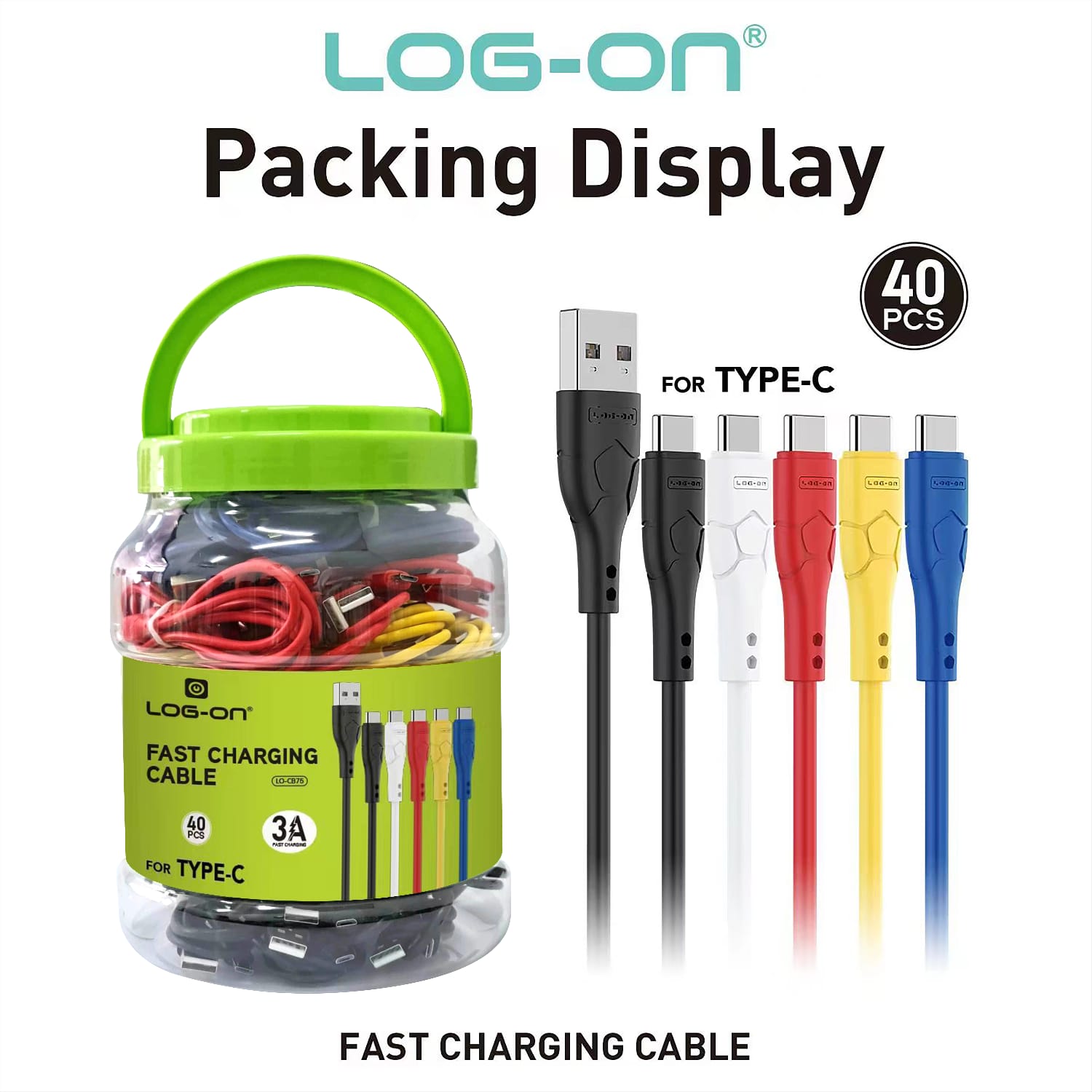 KABEL DATA LOG ON LO-CB75 TYPE C TOPLES