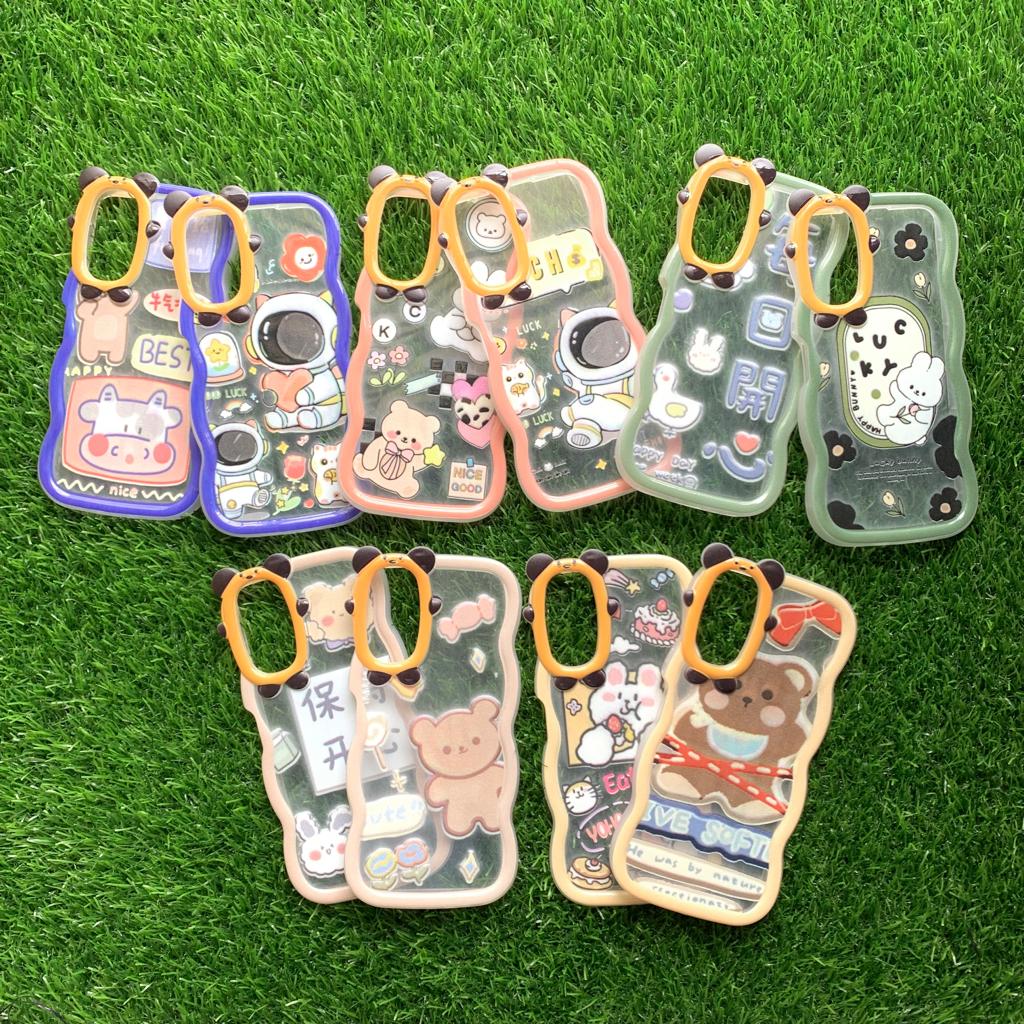 CASE GELOMBANG KARTUN TRANS VIVO Y1S