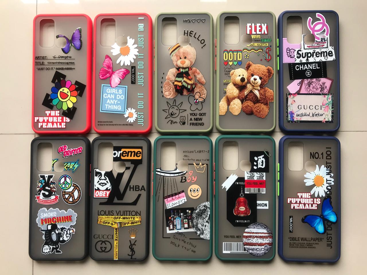 CASE FUZE DOVE TEDY BEARS REALME 5S