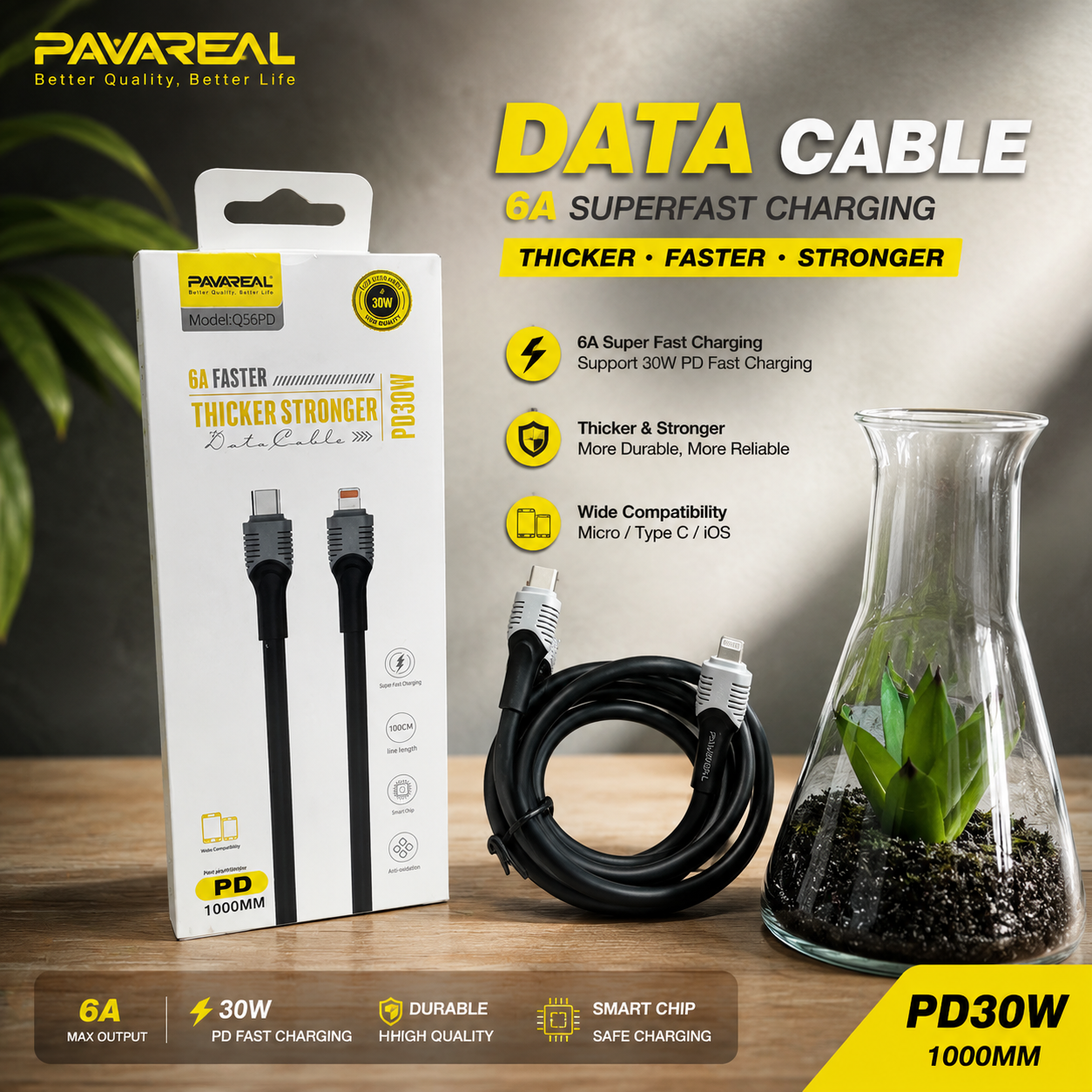 KABEL DATA PAVAREAL Q56 C TO IOS