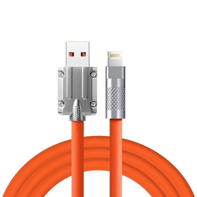 KABEL DATA 120W 6A+LED S218-1 IPHONE