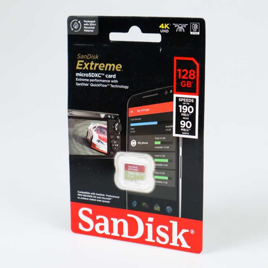 MICRO SD SANDISK EXTREME 128GB NON AD (SOLD)