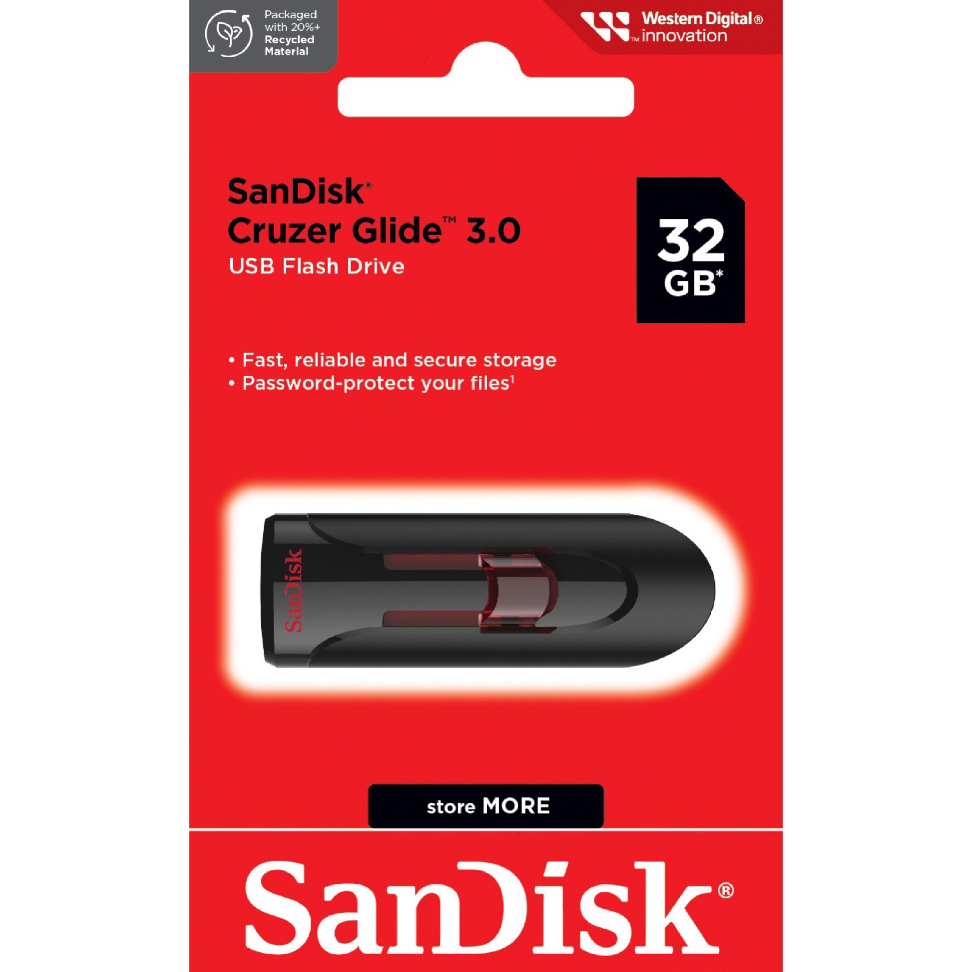 FLASHDISK SANDISK 32GB CRUZER GLIDE