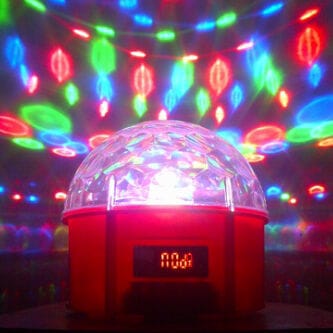 SPEAKER BULAT LAMPU DISCO/MZONE X668