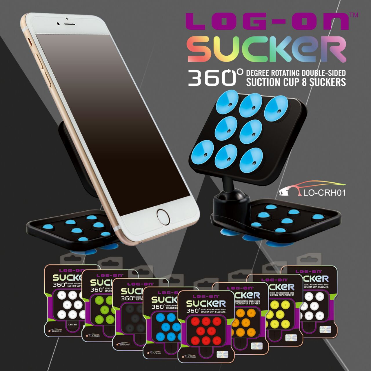 CAR HOLDER SUCKER LOG ON [SOLD]