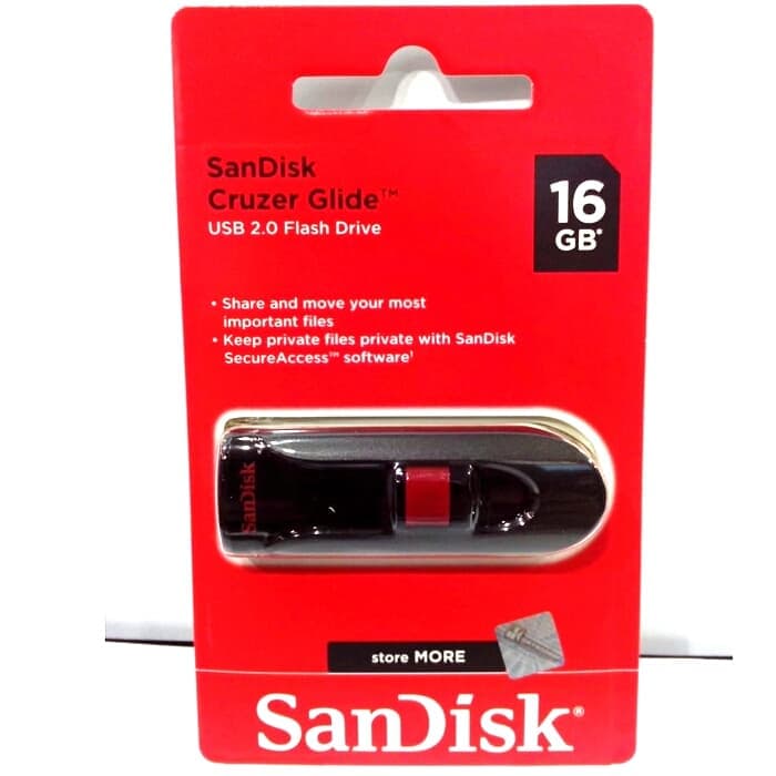 FLASHDISK SANDISK 16GB CRUZER GLIDE