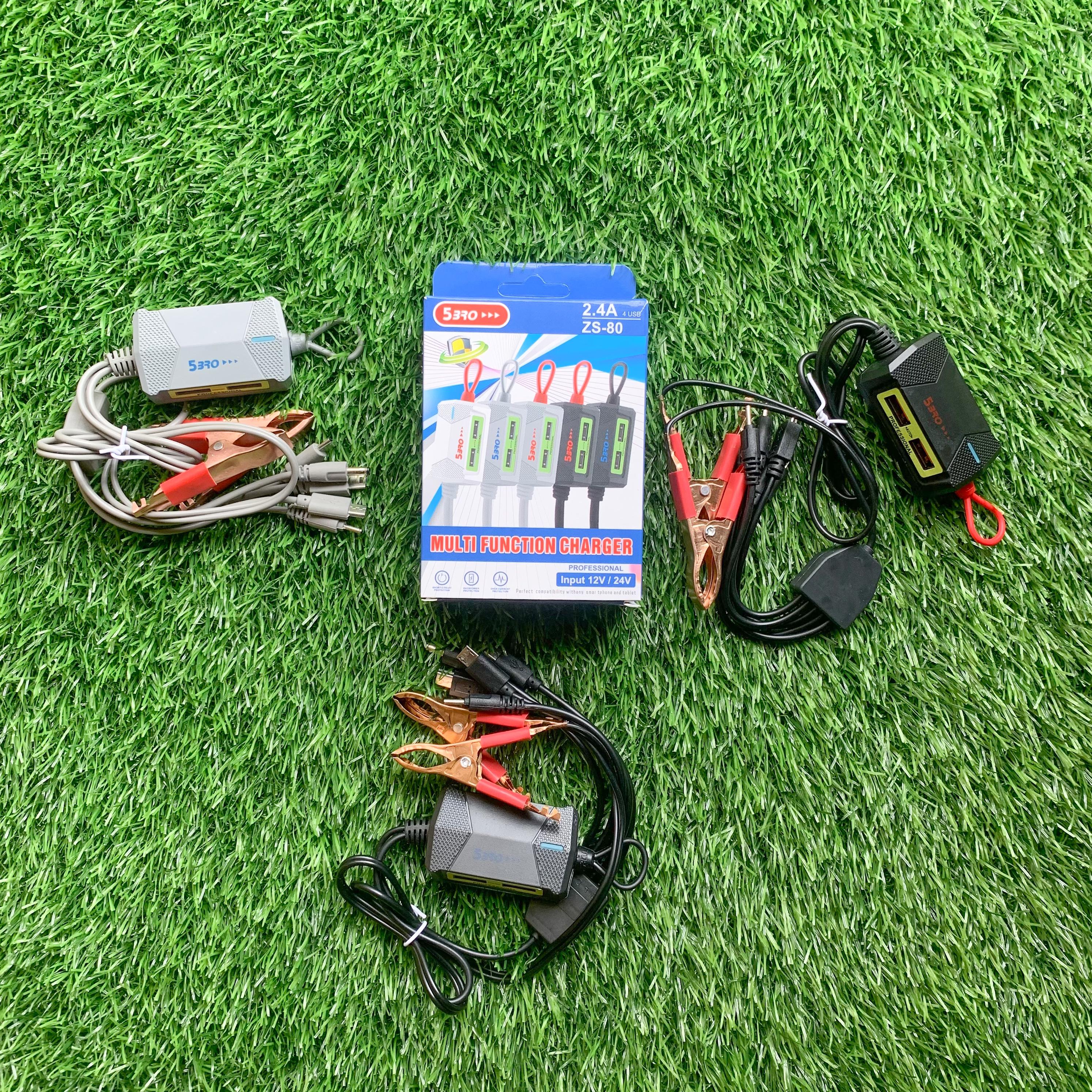 CHARGER AKI 5 BRO 4 USB 2.4A ZS-80