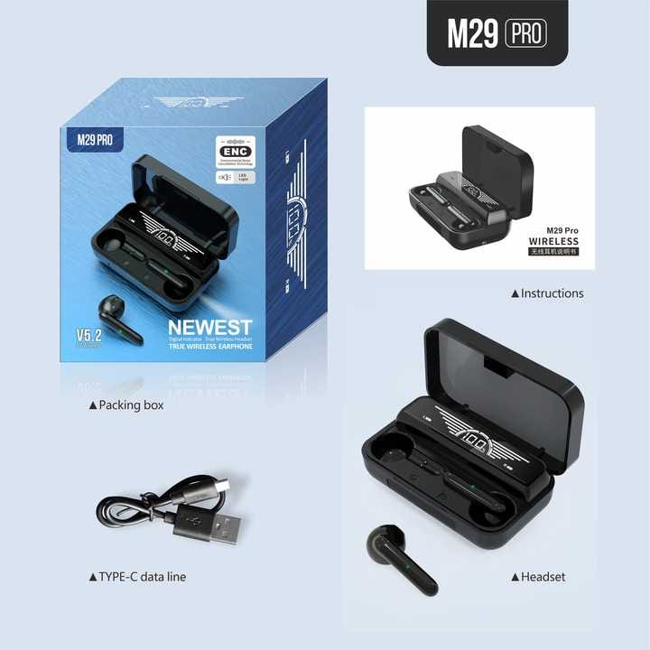 PHF BLUETOOTH TWS + PB M29 PRO (SOLD)
