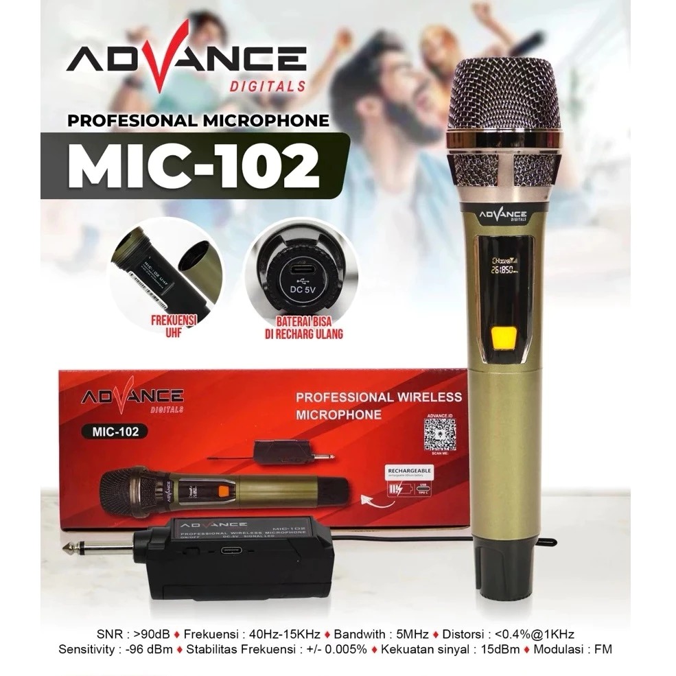 MIC WIRELESS ADVANCE 102 