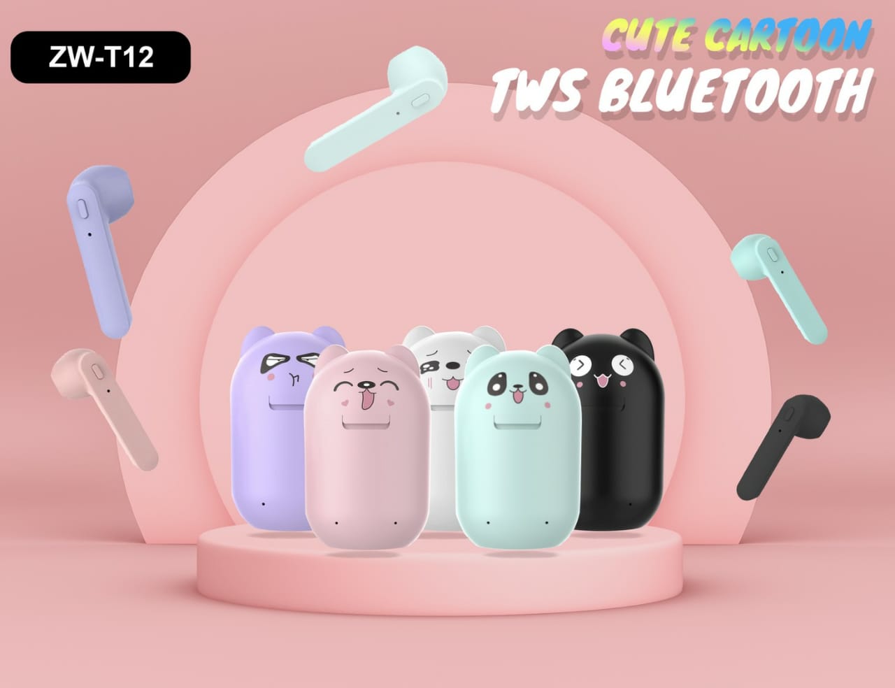 PHF BLUETOOTH TWS KUCING ZW-T12 (SOLD)