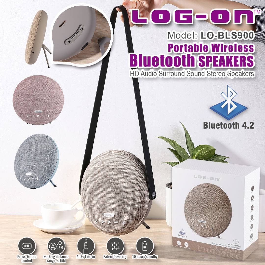 SPEAKER BLUETOOTH LOG ON LO-BLS900