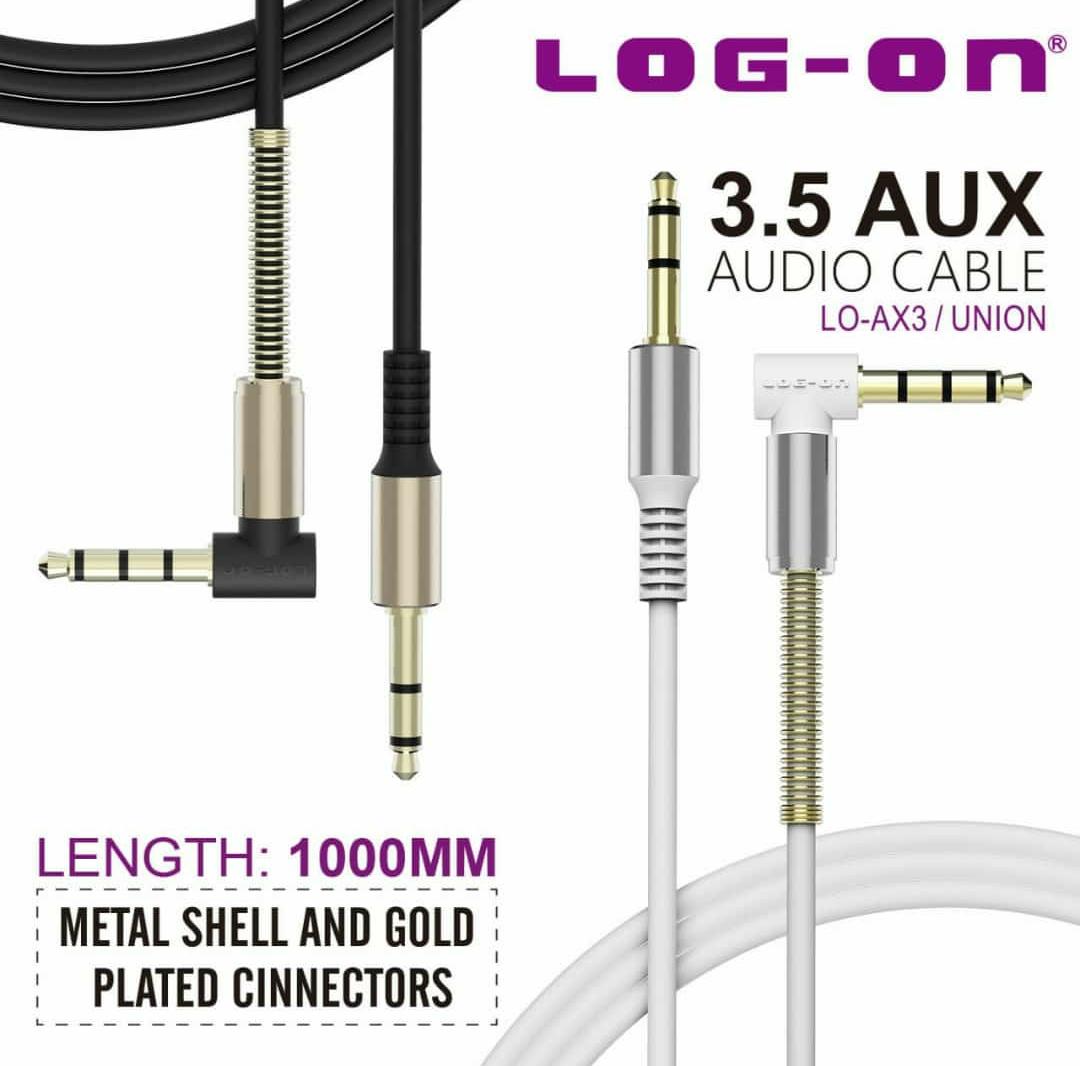KABEL AUX LOG ON UNION 3.5 LO-AX3 (SOLD)
