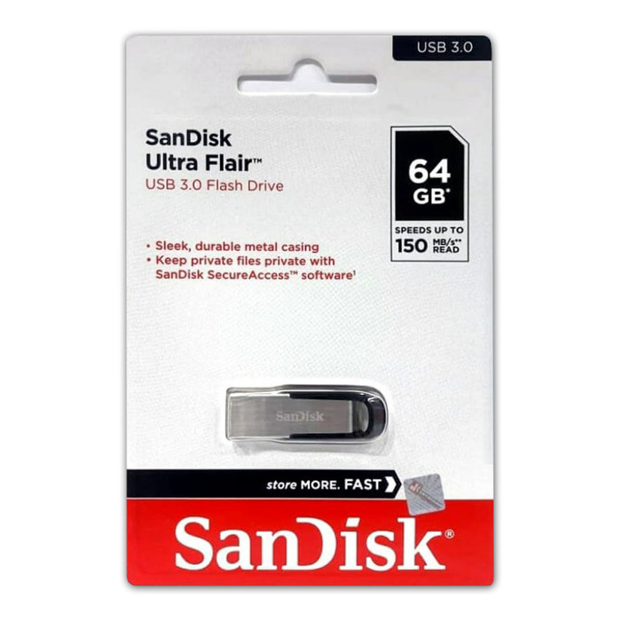 FLASHDISK SANDISK 64GB ULTRA FLAIR 