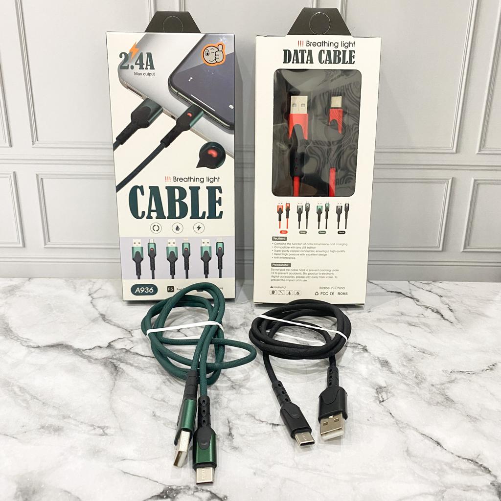 KABEL DATA A936 2.4A TYPE C (SOLD)