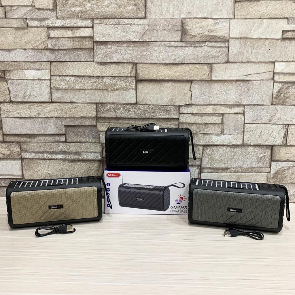 SPEAKER BLUETOOTH 5BRO GM V59 SOLAR PANEL (SOLD)