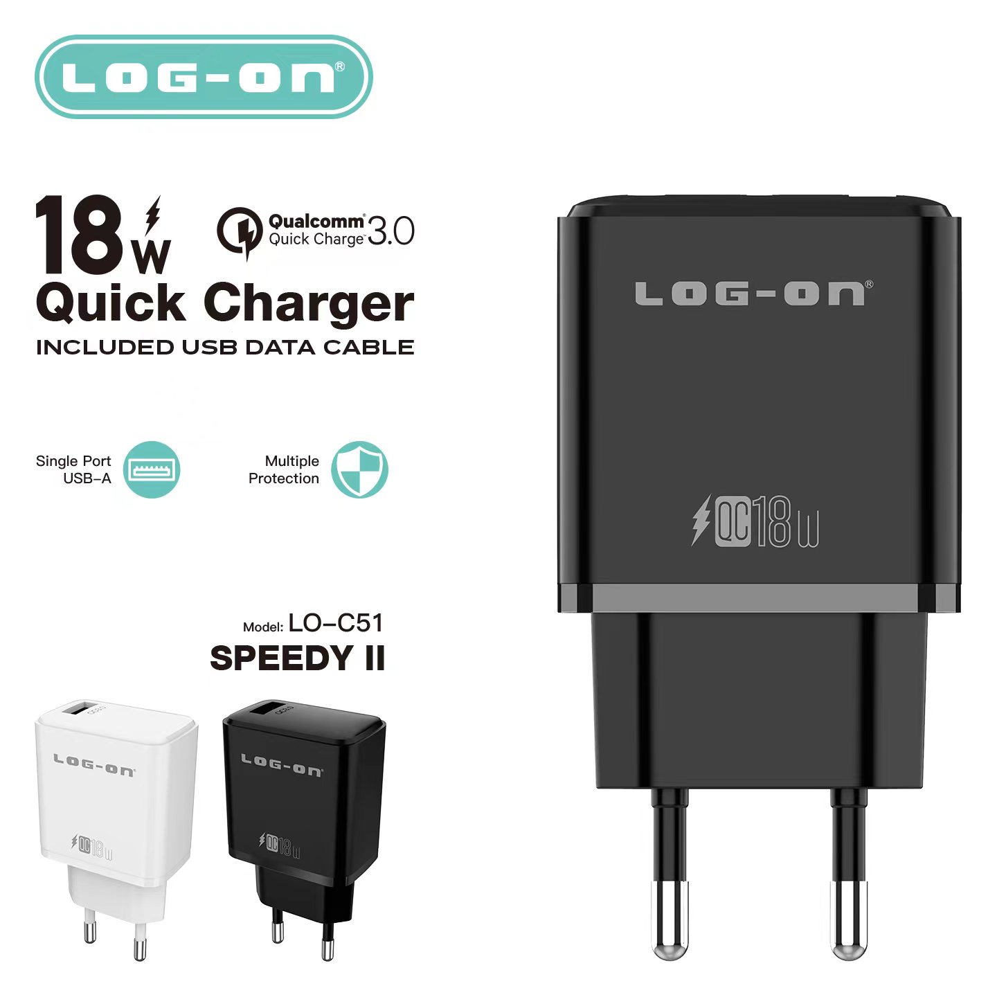 CHARGER LOG ON SPEEDY II TYPE C LO-C51