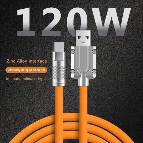 KABEL DATA 120W 6A+LED S218-1 TYPE C (SOLD)
