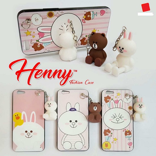 CASE HENNY + GANTUNGAN SAMSUNG J7 PLUS (SOLD)