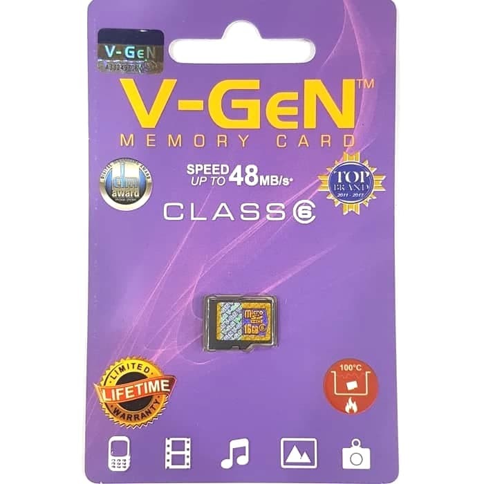 MICRO SD VGEN 16GB PACK