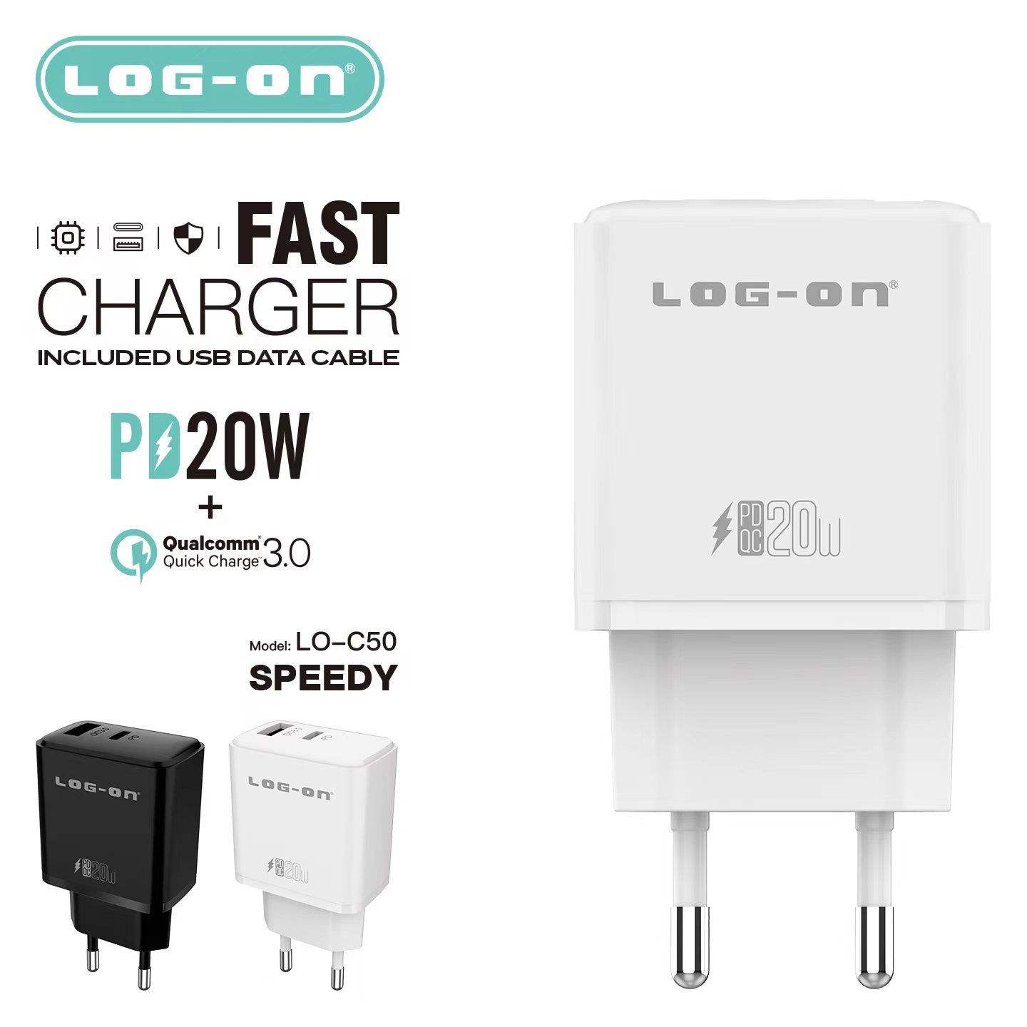 CHARGER LOG ON SPEEDY MICRO LO-C50