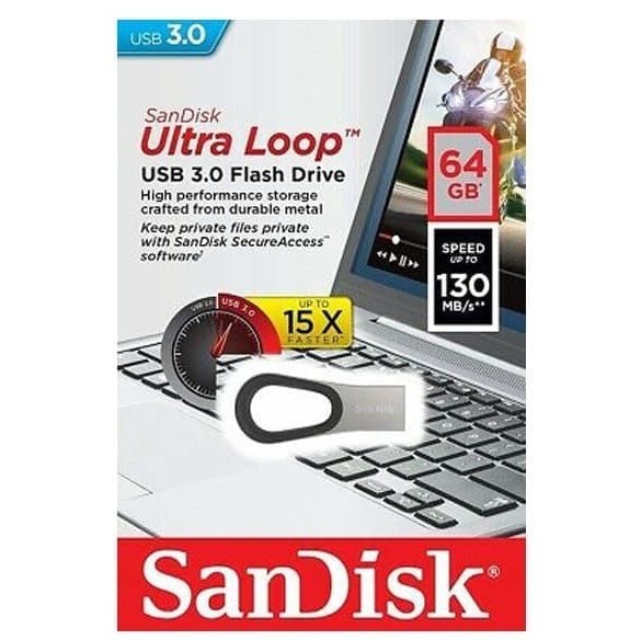 FLASHDISK SANDISK ULTRA LOOP 64GB [SOLD]