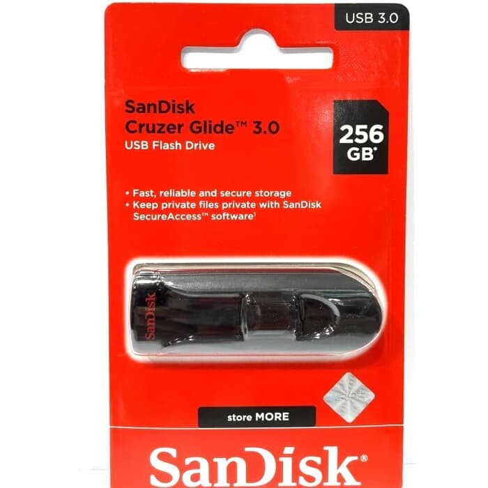 FLASHDISK SANDISK 256GB CRUZER GLIDE 