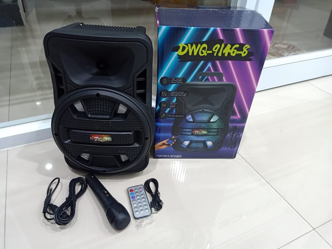 SPEAKER BLUETOOTH + MICROPHONE DWQ-9146-8 [SOLD]