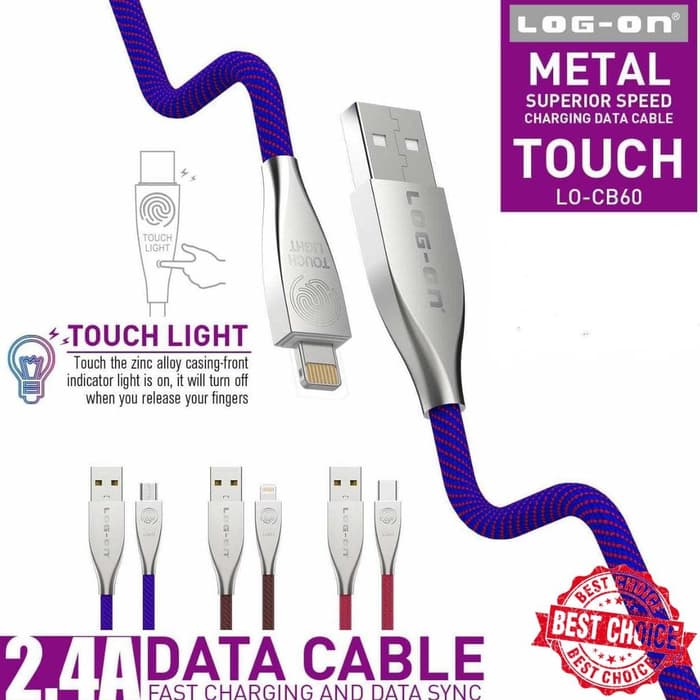 KABEL USB LOG ON TOUCH LIGHT MICRO