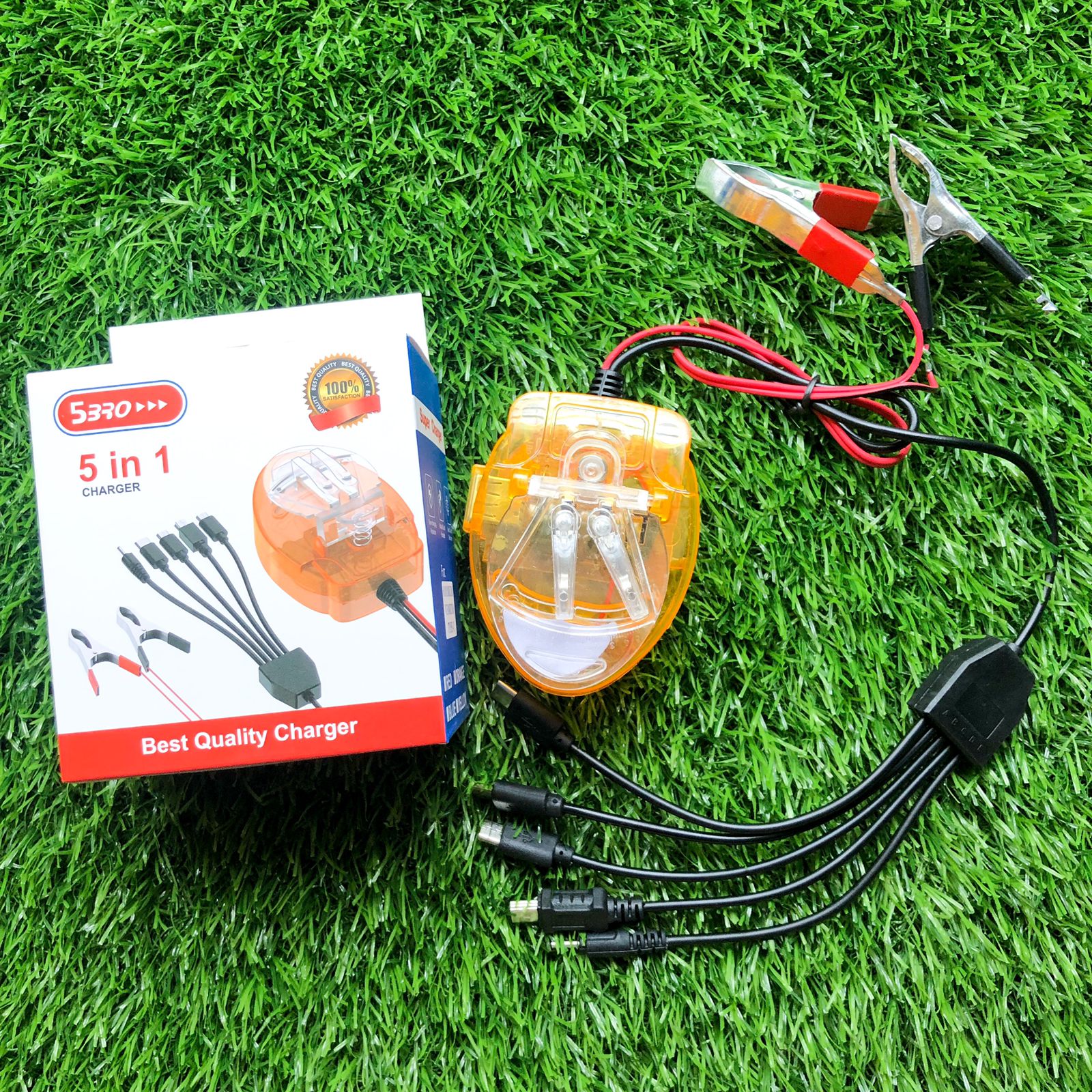 CHARGER AKI 5 BRO 5 IN 1 + DESKTOP JEPIT (SOLD)