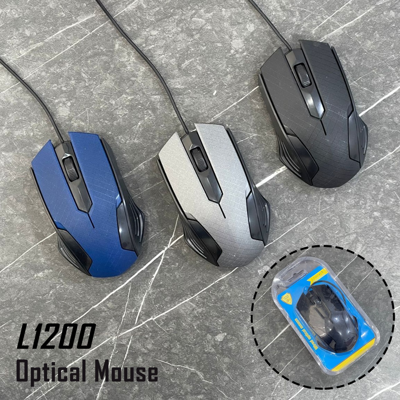 MOUSE USB OPTIC L1200 {SOLD}