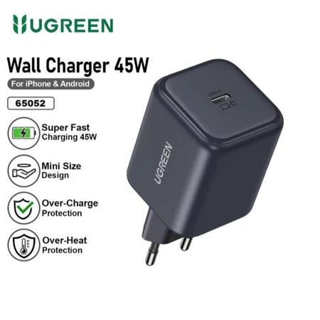 BATOK CHARGER UGREEN USB C N GAN PD 45W