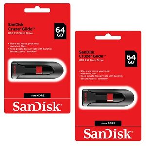 FLASHDISK SANDISK 64GB CRUZER GLIDE