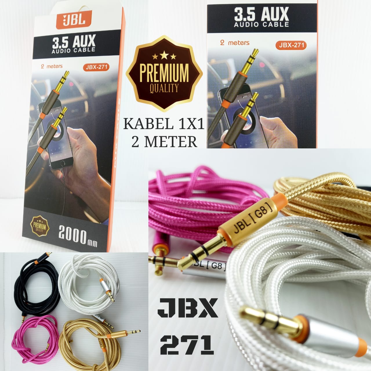 KABEL AUX JBX 271 2 METER
