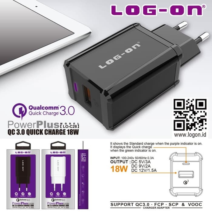 CHARGER LOG ON POWERPLUS LO-C28 TYPE C (SOLD)