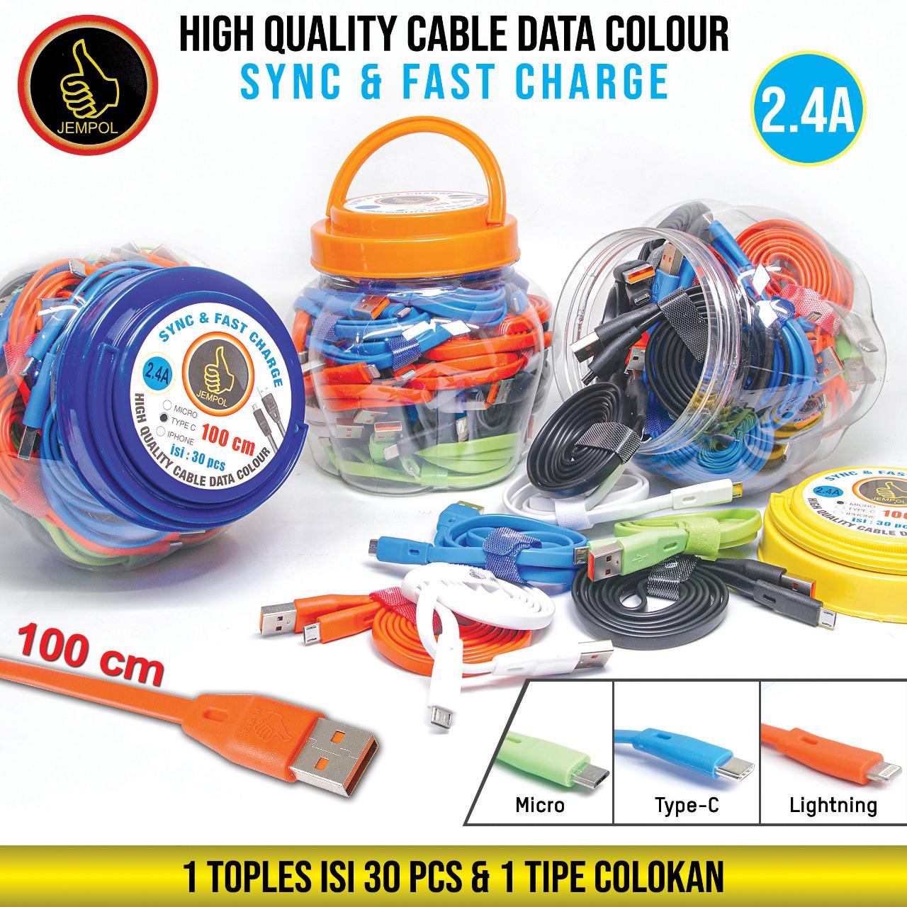 KABEL DATA TOPLES JEMPOL TYPE C (SOLD)