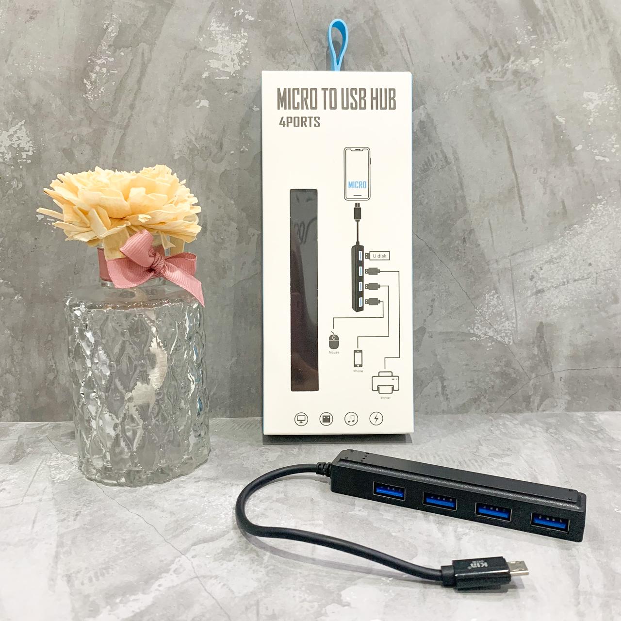 MICRO TO USB HUB KIN KY162